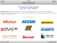 Tablet Screenshot of bengatouch.com